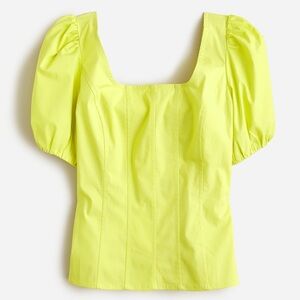 NWT J. Crew Poplin Top
